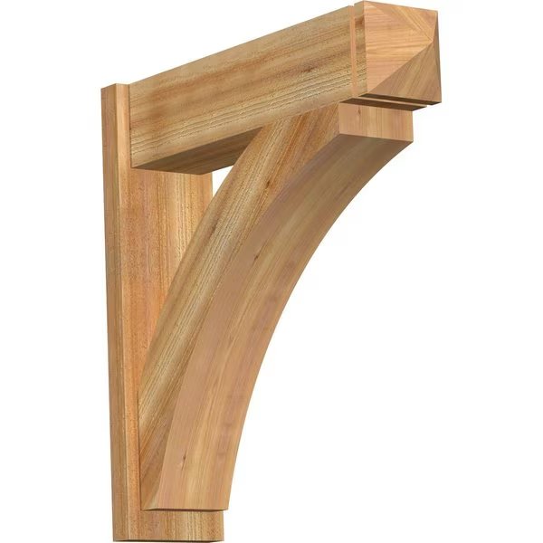 Thorton Rough Sawn Arts and Crafts Outlooker, Western Red Cedar, 8